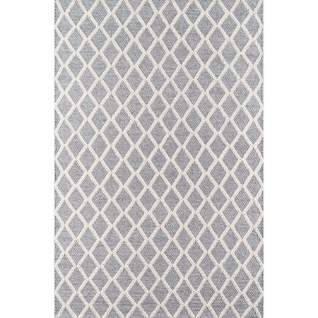 MOMENI Hand Woven Andes Rectangle Area Rug, Grey - 2 x 3 ft. ANDESAND-7GRY2030